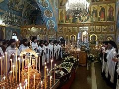 Memorial service held at Optina for departed abbot Fr. Benedict; Patriarch offers condolences
