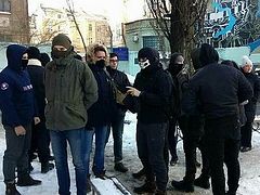 Members of Ukrainian terrorist group attack offices of Union of Orthodox Journalists in Kiev