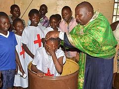 35 children baptized at Kenya orphanage