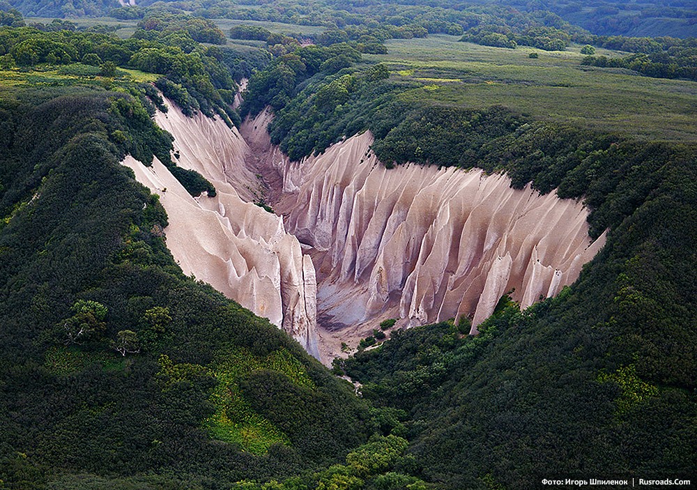 Pumice cliffs, Kutkhiny Baty, Kamchatka