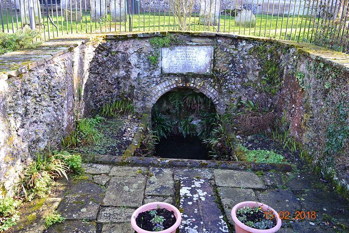 St. Withburga's well in Dereham, Norfolk (kindly provided by the churchwarden of Dereham church)