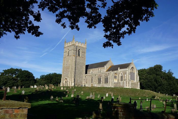 St. Withburgh's Church in Holkham, Norfolk (photo provided by the churchwarden of Holkham church)
