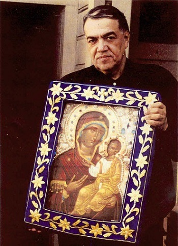 Јосиф Муњоз са Иверском иконом