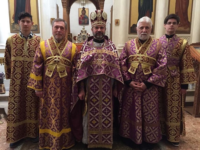 Protopriest Dimitry with subdeacons