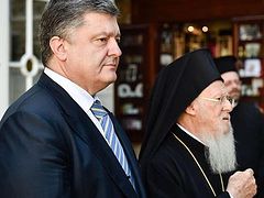 Poroshenko to formally petition Constantinople to create autocephalous Ukrainian Church, with united support of two schismatic bodies