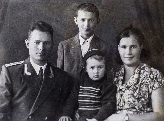 Семья Чикиных. Ок. 1958 г.