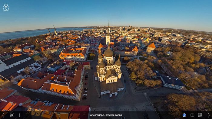 Панорама Таллина с видом на Александро-Невский собор