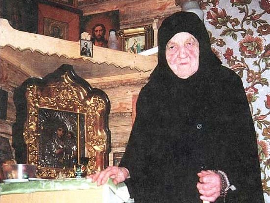 Schemanun Sepphora, lived her last years in the Monastery of the Icon Not-Made-By-Hands in the village of Klykovo and is buried there