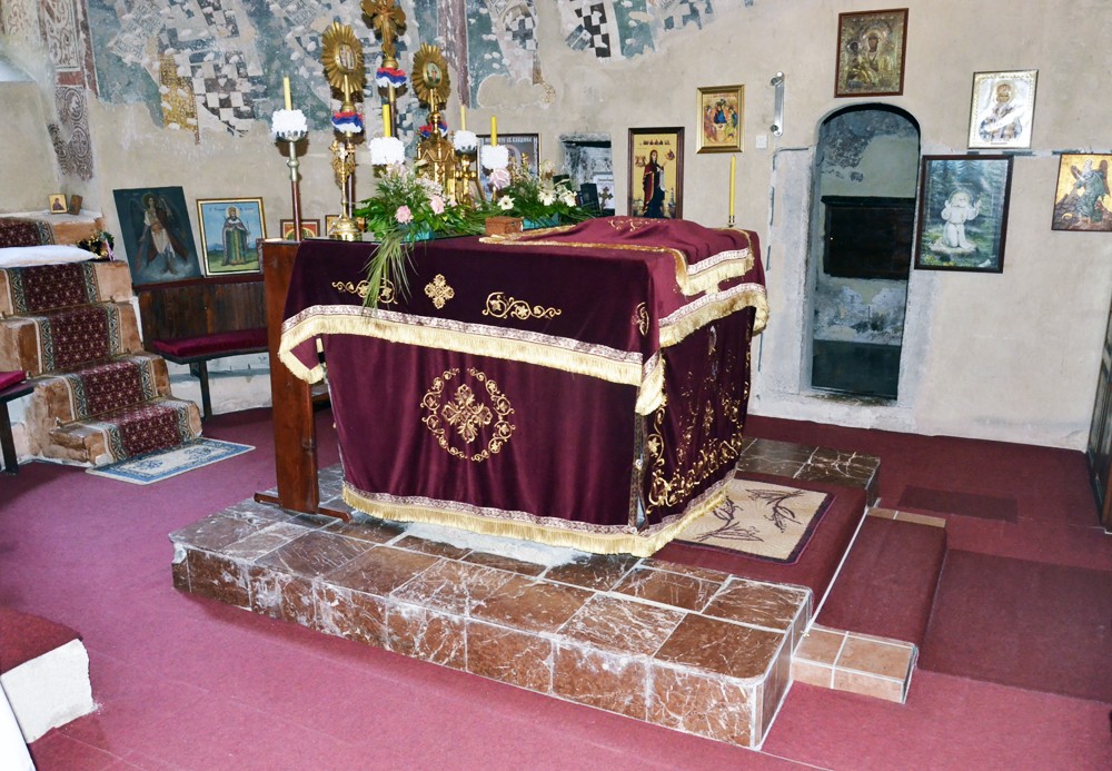 The altar.