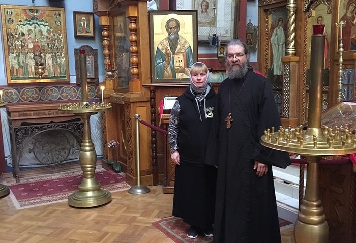 With Archpriest Peter Perekrestov.