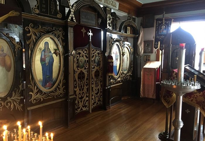 The house church in the orphanage of St. Tikhon of Zadonsk in San Fran Francisco.