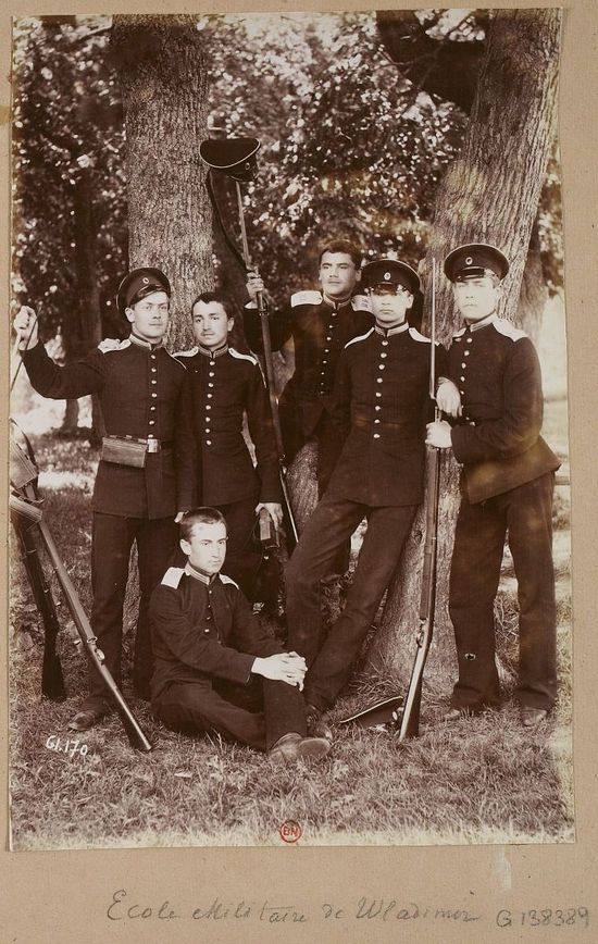 Military cadets in the Russian Empire.