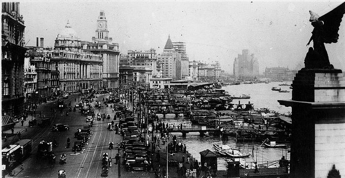 The central business district of old Shanghai.