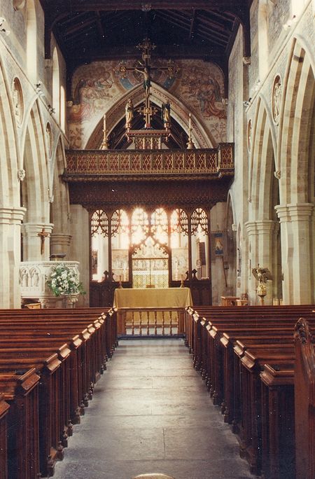 Inside St. John the Baptist's Church in Frome, Somerset (photo from Wikipedia)