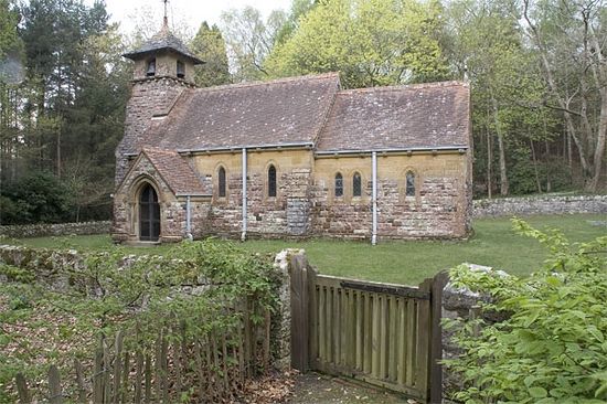 St. Aldhelm's Chapel in Lytchett Heath, Dorset (photo from Wikipedia)