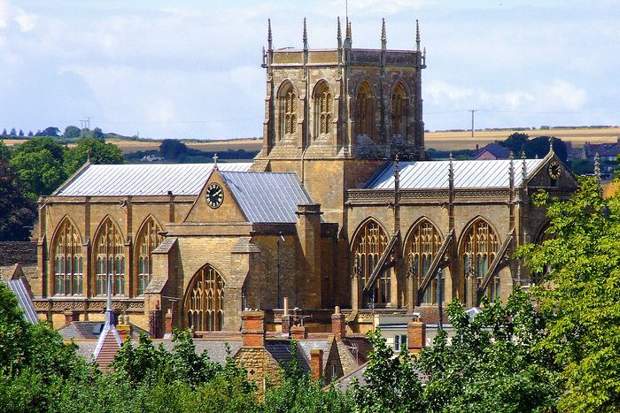 Sherborne Abbey exterior, Dorset (kindly provided by the Rector of Sherborne Abbey)
