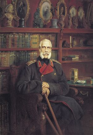 Portrait of Count Sergei Grigorievich Stroganov by Konstantin Makovsky