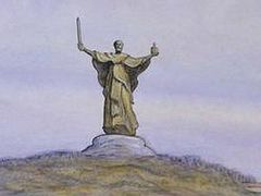 Giant statue of St. Nicholas to guide sailors in far north Barents Sea