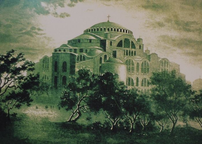 The Hagia Sophia.
