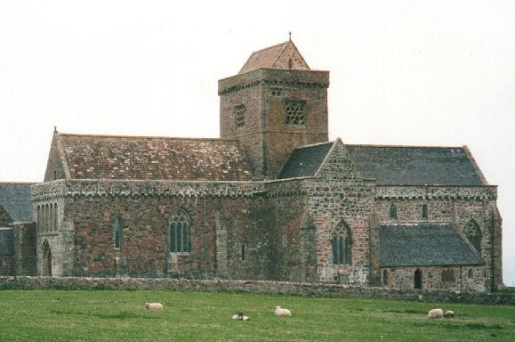 Перестроенная монастырская церковь на Ионе