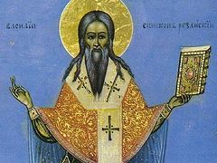 Finding of the relics of St Basil the Bishop of Ryazan