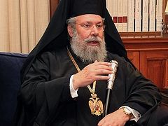 Archbishop of Cyprus undergoes colon surgery