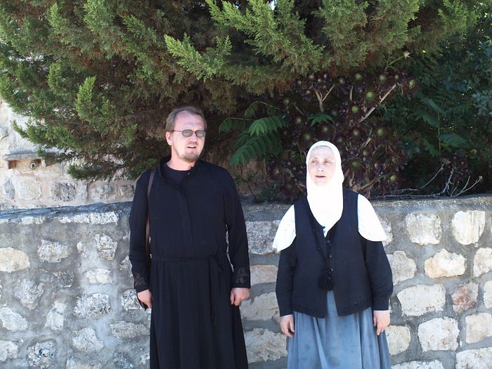 Диакон Александр Занемонец и монахиня Силуана (Гуляева)