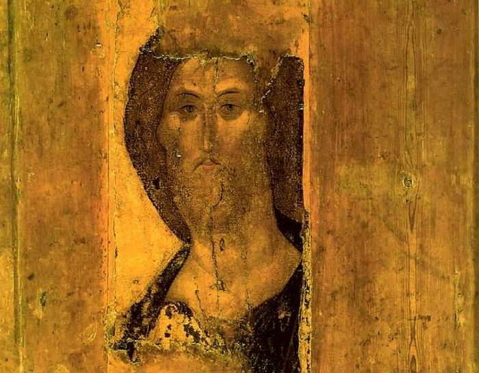 Andrei Rublev. Christ the Redeemer ca. 1410 (Tretyakov Gallery, Moscow). Photo: wikipedia.org
