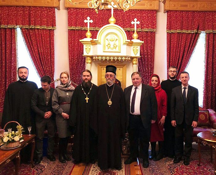 Встреча делегации МАРХИ с епископ Баня-Лукским Ефремом