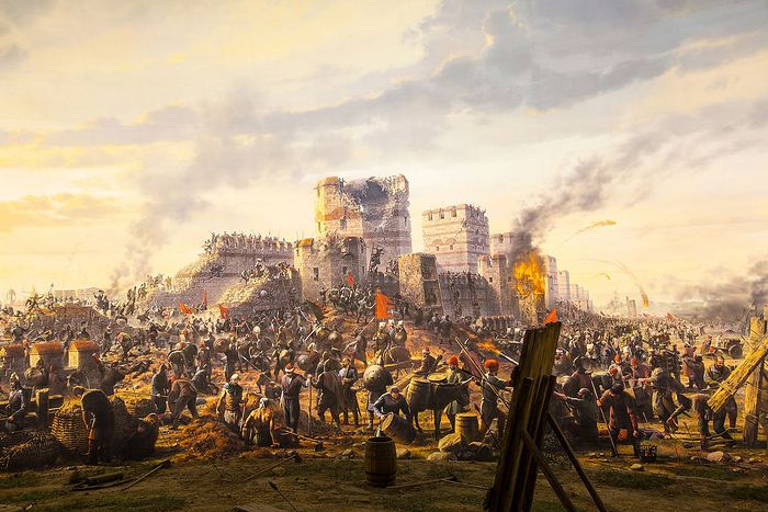 Падение Константинополя в 1453 г.