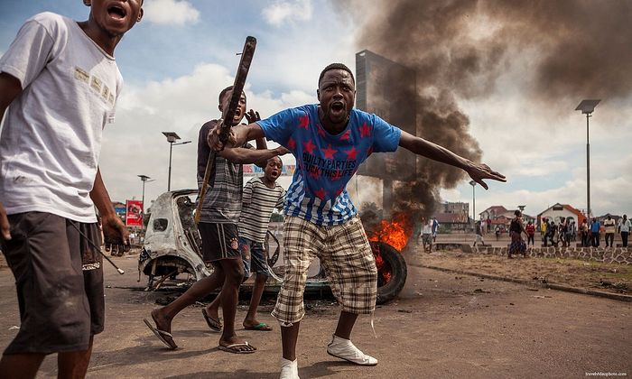 Уличные беспорядки в Конго