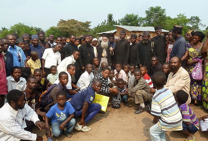 Православные священнослужители в Конго
