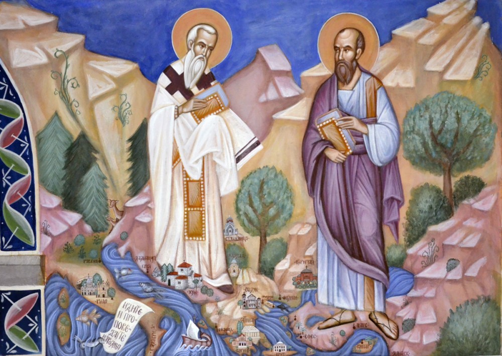 Apostle Paul and St. Sava of Serbia