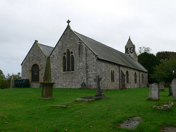 St. Garmon's Church in Llanarmon-yn-Ial, Denbighshire, Wales
