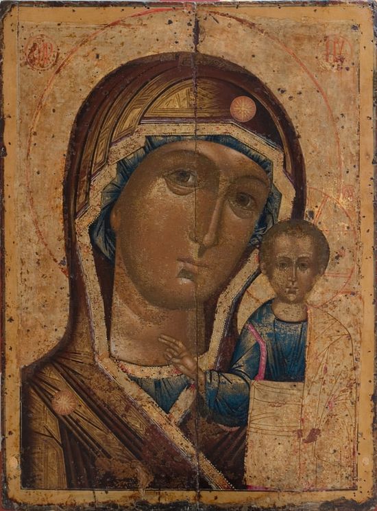 The icon of the Holy Trinity Cathedral is one of the earliest copies of the wonderworking original icon. It was painted in the eighteenth century. It was subsequently repeatedly repainted. The original image (of this copy) was thus hidden under several layers of paint. In 2005, the icon was restored