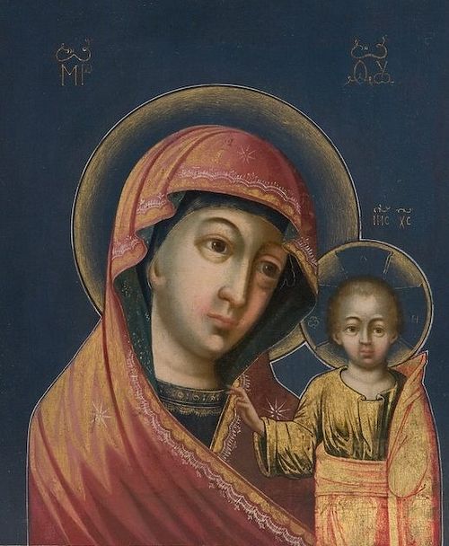 The Kazan icon of the Theotokos. Moscow, the first half of the eighteenth century