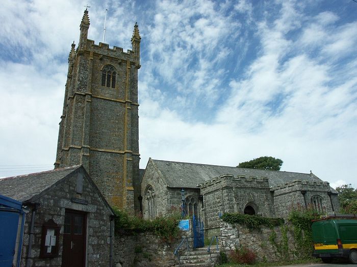 St. Breaga's Church in Breage, Cornwall