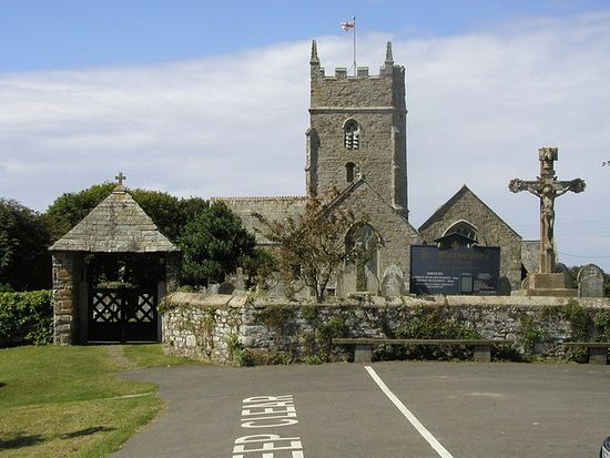St. Marwenne's Church in Marhamchurch, Cornwall