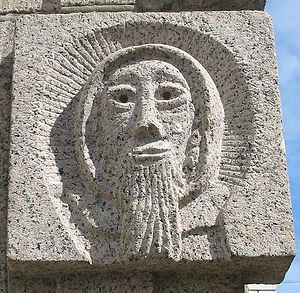 Скульптура св. Гелерия в г. Сент-Хелиер, о. Джерси, Нормандские острова