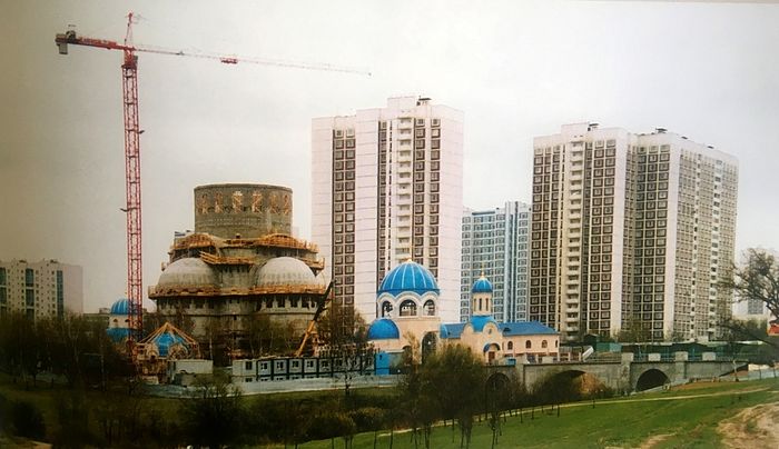 Строительство храма Троицы Живоначальной в Орехово-Борисово в память 1000-летия Крещения Руси