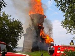 Valaam Monastery gives $15,000 for restoration of wooden church lost to arson