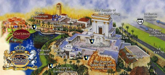 "The Holy Land Experience" theme park in Orlando, Florida.