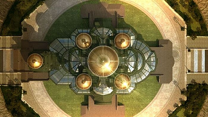 Проект Главного храма ВС России. Скриншот с сайта МО РФ