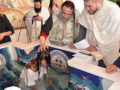Twelve Philippine women baptized in Cyprus