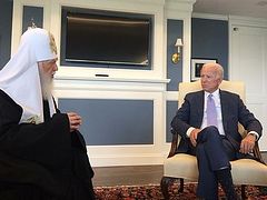 Joe Biden meets with fake Ukrainian patriarch, expresses his support for creation of autocephalous Ukrainian church