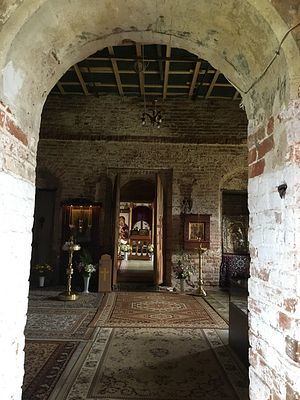 In the Dormition Church of the Sharovkin Monastery