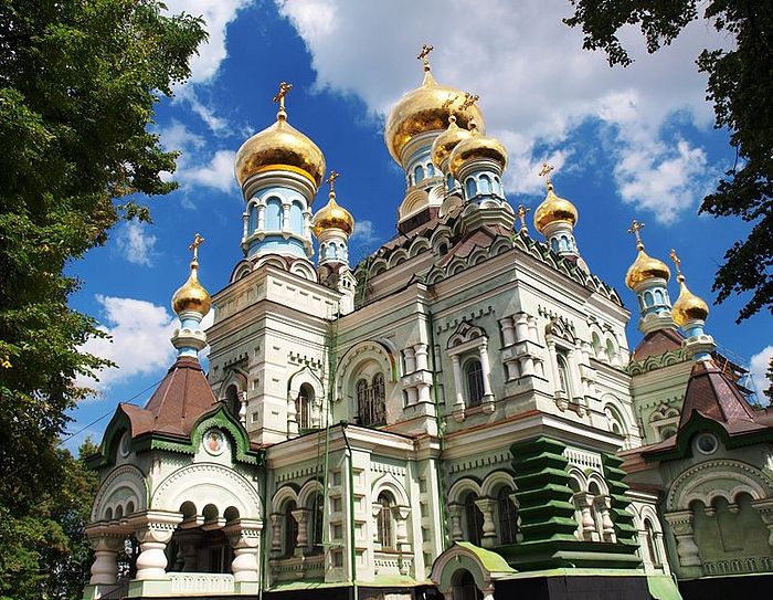 Никольский собор Покровского монастыря (г. Киев), где более 30 лет служил и проповедовал отец Михаил Бойко