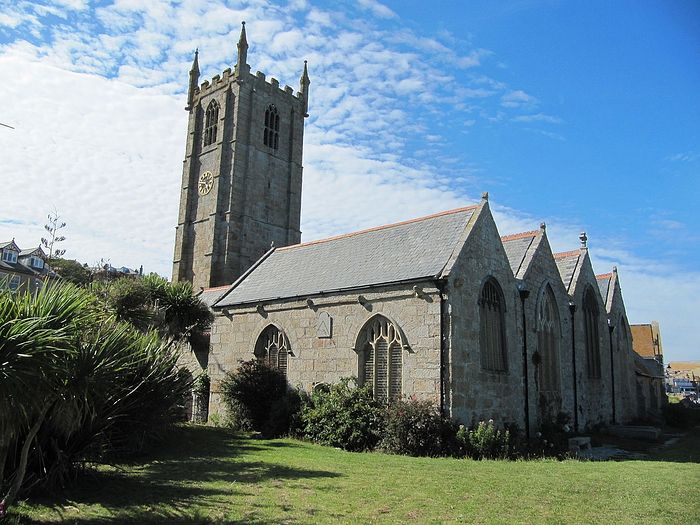 The Church of Sts. Ia, Peter and Andrew in St. Ives, Cornwall
