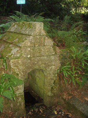 St. Keyne's holy well in St. Keyne, Cornwall (provided by churchwarden of St. Keyne parish)