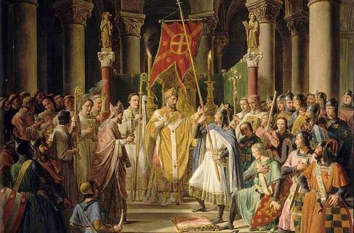 Папские легаты провозглашают анафему Патриарху Константинополя